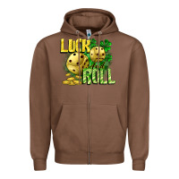 Chestnut Luck and roll Zipper Hoodie - CowGirlArtShop
