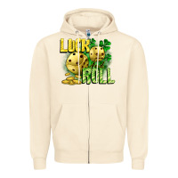 Sandshell Luck and roll Zipper Hoodie - CowGirlArtShop