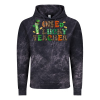 Cloud Black one lucky teacher Vintage Hoodie - LillyAllenDesigns