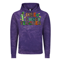 Cloud Purple one lucky teacher Vintage Hoodie - LillyAllenDesigns