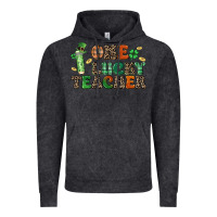 Vintage Black one lucky teacher Vintage Hoodie - LillyAllenDesigns