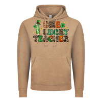 Vintage Coffee one lucky teacher Vintage Hoodie - LillyAllenDesigns