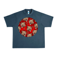 Midnight Navy christmas pig Urban Heavy Tee - LillyAllenDesigns