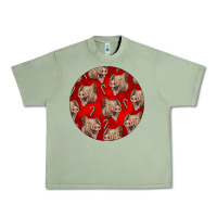 Oil Green christmas pig Urban Heavy Tee - LillyAllenDesigns