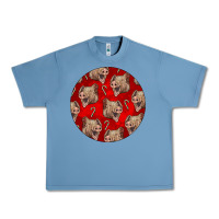 Pebble Blue christmas pig Urban Heavy Tee - LillyAllenDesigns