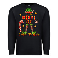 Black im the oldest elf i make the rules Premium Sweatshirt - FaDigitalArtStudio