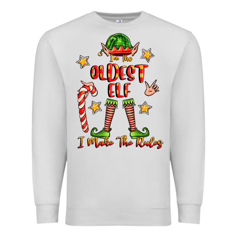 Im The Oldest Elf I Make The Rules Premium Sweatshirt by FaDigitalArtStudio | Teevron