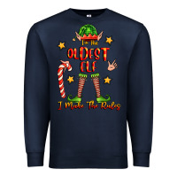 Navy im the oldest elf i make the rules Premium Sweatshirt - FaDigitalArtStudio