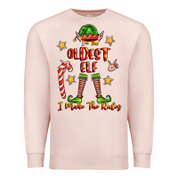Pale Pink im the oldest elf i make the rules Premium Sweatshirt - FaDigitalArtStudio