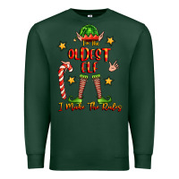 Sports Green im the oldest elf i make the rules Premium Sweatshirt - FaDigitalArtStudio