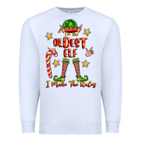 White im the oldest elf i make the rules Premium Sweatshirt - FaDigitalArtStudio
