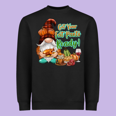 Get Your Fat Pants Ready Heavyweight Sweatshirt Designed By Nancycooperartshop