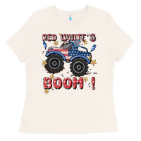 Bone 4th of july png, monster truck Ladies Tee - MaliasSmallBusiness