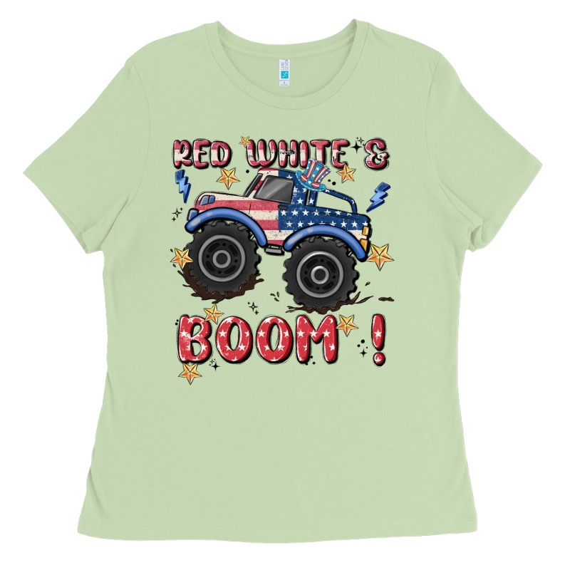4th Of July Png, Monster Truck Ladies Tee by MaliasSmallBusiness | Teevron