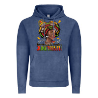 Vintage Denim remembering my ancestors juneteenth Vintage Hoodie - LillyAllenDesigns