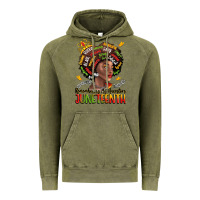 Vintage Olive remembering my ancestors juneteenth Vintage Hoodie - LillyAllenDesigns
