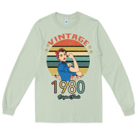 Matcha Vintage 1980 Original Parts Women 40th Birthday Long Sleeve Tee - Bettercallsaul