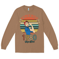 Toasted Coconut Vintage 1980 Original Parts Women 40th Birthday Long Sleeve Tee - Bettercallsaul
