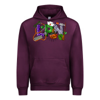 Mauve Wine Halloween LPN Licensed Practical Nurse Urban Hoodie - LillyAllenDesigns