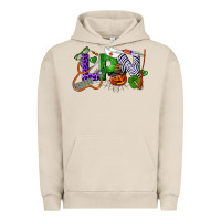 Pigment French Oak Halloween LPN Licensed Practical Nurse Urban Hoodie - LillyAllenDesigns