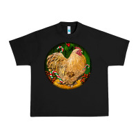 Black cochin rooster christmas Urban Heavy Tee - LillyAllenDesigns