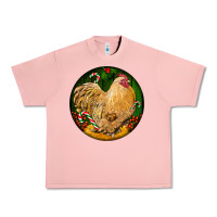 Salmon cochin rooster christmas Urban Heavy Tee - LillyAllenDesigns