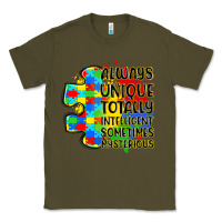 Army Green always unique totally intelligent sometimes myster Classic Tee - LillyAllenDesigns