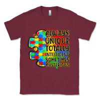 Burgundy always unique totally intelligent sometimes myster Classic Tee - LillyAllenDesigns