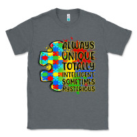 Charcoal Heather always unique totally intelligent sometimes myster Classic Tee - LillyAllenDesigns