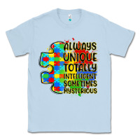 Dusty Blue always unique totally intelligent sometimes myster Classic Tee - LillyAllenDesigns