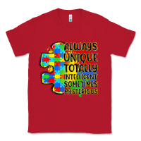 Red always unique totally intelligent sometimes myster Classic Tee - LillyAllenDesigns