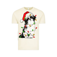 Vintage Arctic christmas shih tzu dog Vintage Tee - LillyAllenDesigns