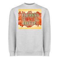 Heather Grey Pumpkin spice latte Heavyweight Sweatshirt - NancyCooperArtShop