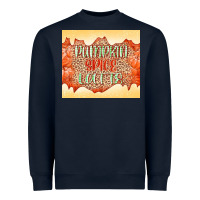 Navy Pumpkin spice latte Heavyweight Sweatshirt - NancyCooperArtShop