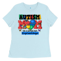 Autism Mom Like A Normal Mom Ladies Tee | Teevron