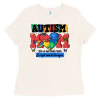 Bone autism mom like a normal mom Ladies Tee - MaliasSmallBusiness