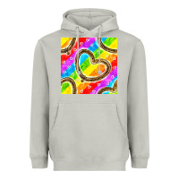 Moon Dust Pride lgbtq leopard heart balloons pattern Heavyweight Hoodie - BundleAndBundleShop