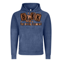 Vintage Denim black the prime element melanin Vintage Hoodie - LillyAllenDesigns