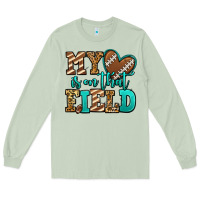 Matcha my heart is on that field american football Long Sleeve Tee - Jasminsmagicworld