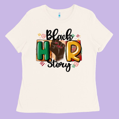 Black Story Ladies Tee Designed By Maliassmallbusiness