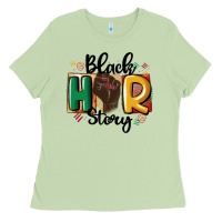 Matcha black story Ladies Tee - MaliasSmallBusiness