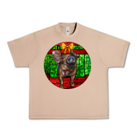Burro christmas pig Urban Heavy Tee - LillyAllenDesigns