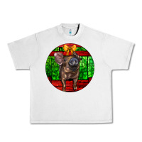 Lunar Rock christmas pig Urban Heavy Tee - LillyAllenDesigns