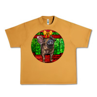 Peanut Butter christmas pig Urban Heavy Tee - LillyAllenDesigns