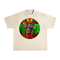 Christmas Pig Urban Heavy Tee | Teevron