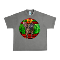 Tornado christmas pig Urban Heavy Tee - LillyAllenDesigns