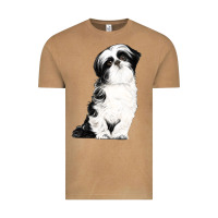 Vintage Camel shih tzu dog Vintage Tee - LillyAllenDesigns