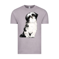 Vintage Zinc shih tzu dog Vintage Tee - LillyAllenDesigns