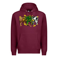 Burgundy St. Patrick's Day Dental Premium Hoodie - OliviaCreatesArt