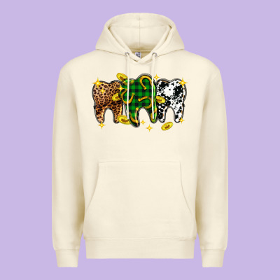 St. Patrick's Day Dental Premium Hoodie Designed By Oliviacreatesart